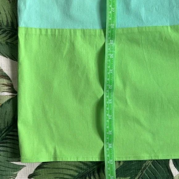 STS Sail to Sable • Preppy Blue & Green Tunic Shift Dress • Size Large - Picture 7 of 10